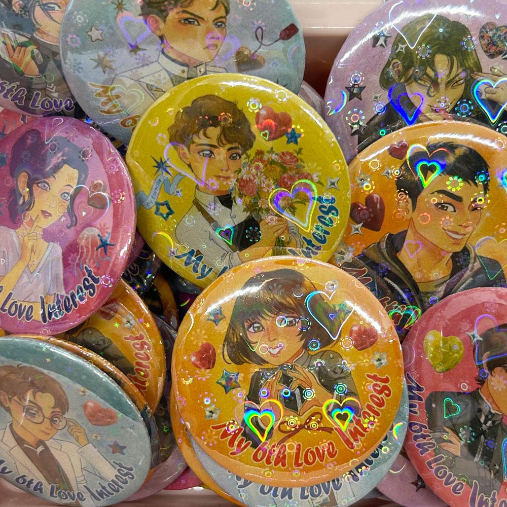 Holographic Love and Deepspace Side character buttons