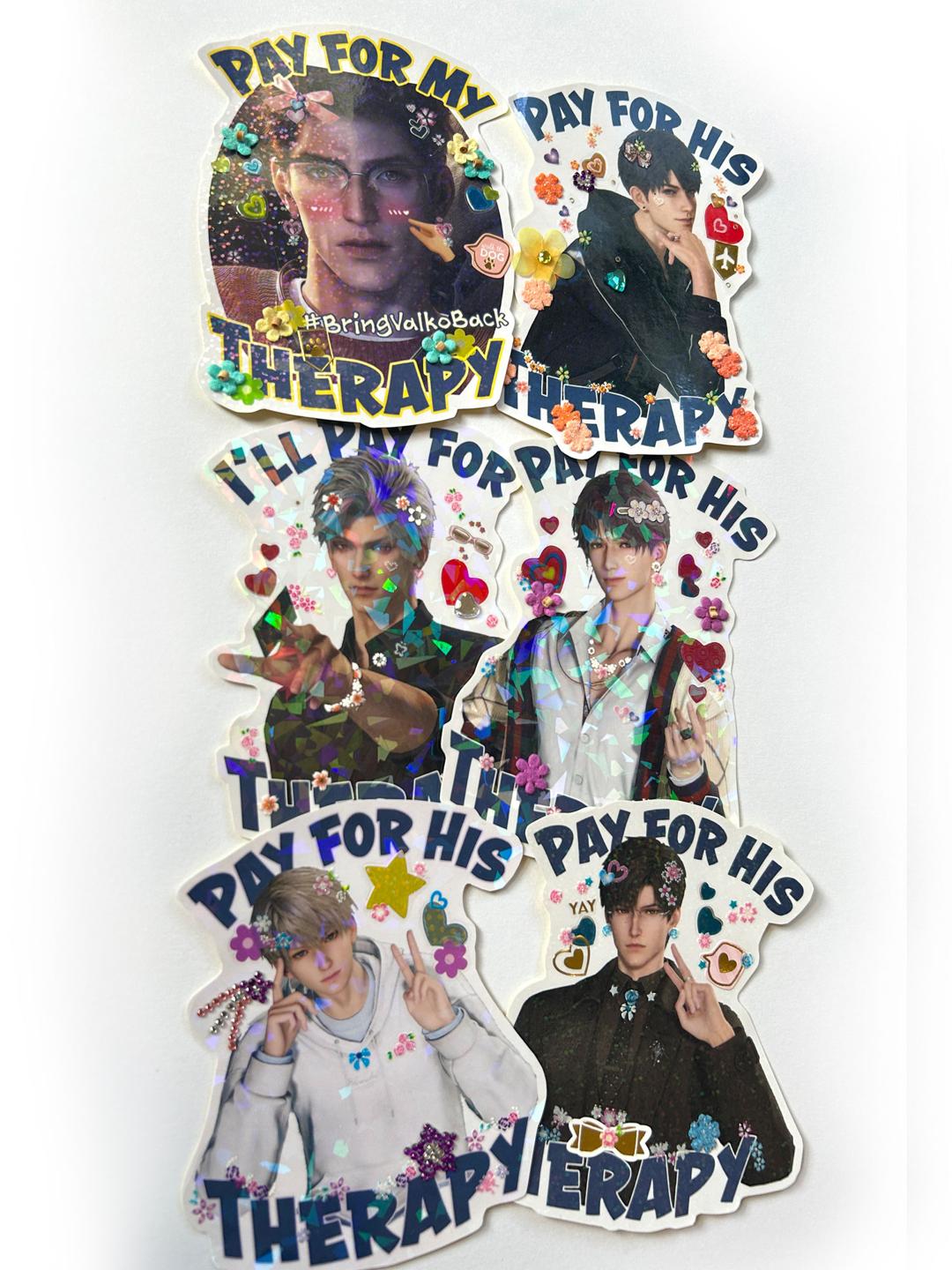 Love and Deepspace Therapy Stickers